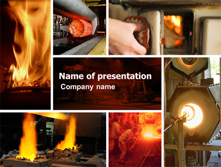 Metallurgy Presentation Template, Master Slide