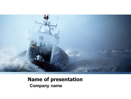 Sea Storm Presentation Template, Master Slide