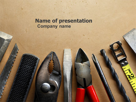 Tools Set Presentation Template, Master Slide