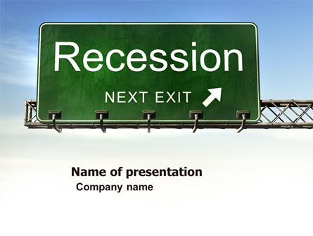 Recession Presentation Template, Master Slide