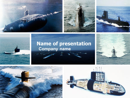Submarine Presentation Template, Master Slide
