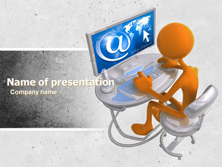 Internet Addiction Presentation Template, Master Slide