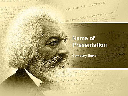 Frederick Douglass Presentation Template, Master Slide