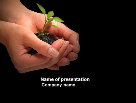 Planting Presentation Template, Master Slide