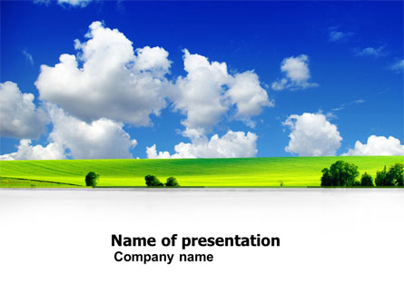 Sunny Landscape Presentation Template, Master Slide