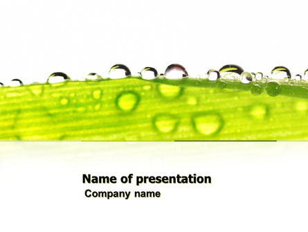 Dew Presentation Template, Master Slide