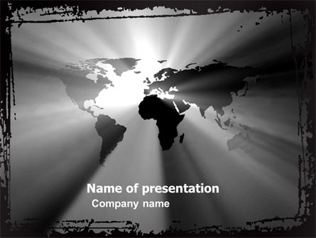 World Light Presentation Template, Master Slide
