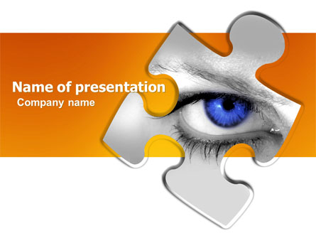 Eye Presentation Template, Master Slide