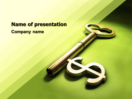 Financial Key Presentation Template, Master Slide
