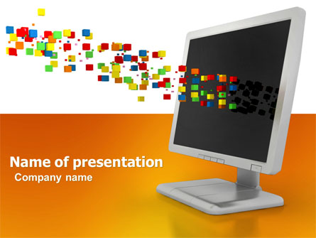 Pixels Presentation Template, Master Slide