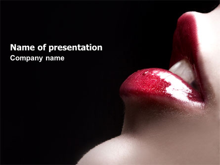 Lips Presentation Template, Master Slide