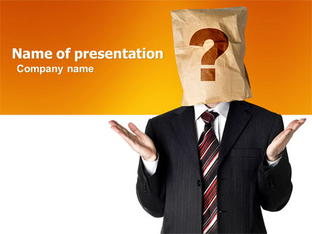 Paper Bag Presentation Template, Master Slide