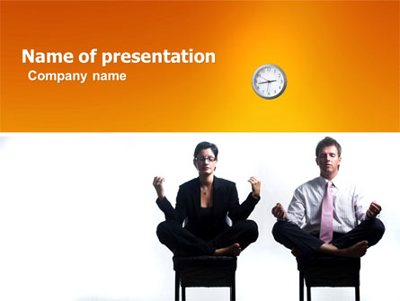 Working Hours Presentation Template, Master Slide