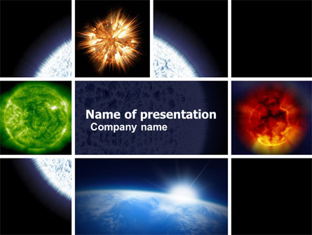 Planet Glow Presentation Template, Master Slide