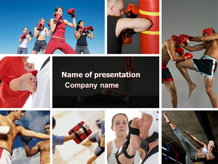 Kickboxing Presentation Template, Master Slide