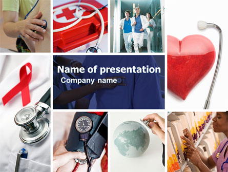 Medical Care Presentation Template, Master Slide