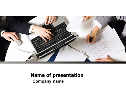 Team Meeting Presentation Template, Master Slide