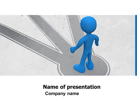 Choosing Way Presentation Template, Master Slide