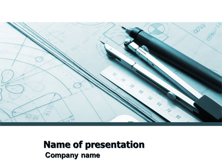 Working Drawings Presentation Template, Master Slide