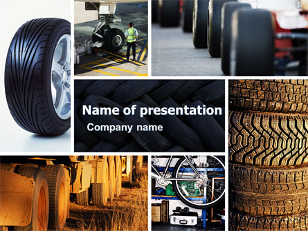 Tire Presentation Template, Master Slide