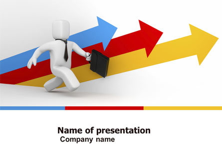 Business Indicators Rising Presentation Template, Master Slide