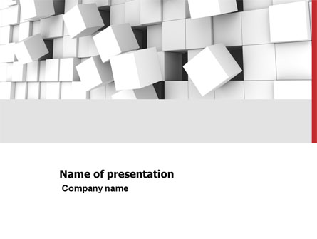 Disintegrated Presentation Template, Master Slide