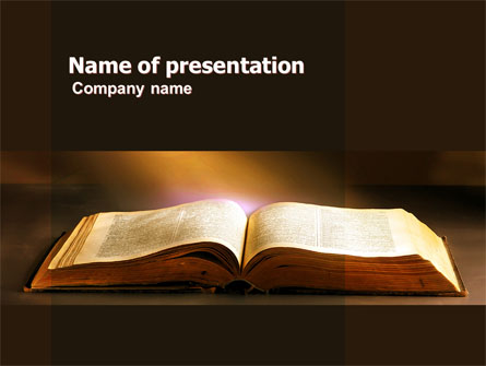 Holly Book Presentation Template, Master Slide