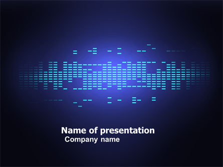 Digital Media Presentation Template, Master Slide