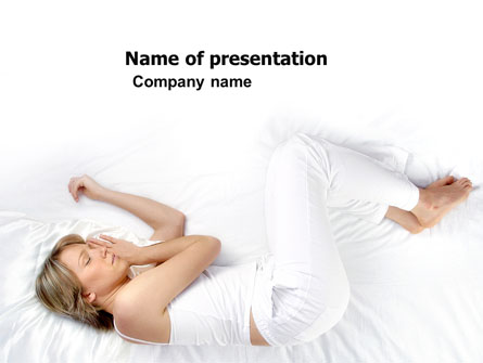 Bedtime Presentation Template, Master Slide