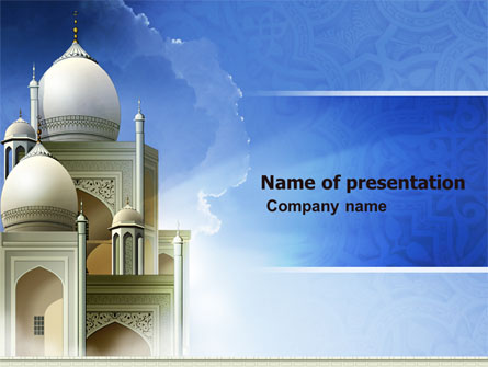 Islamic Architecture Presentation Template, Master Slide