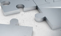 Gray Jigsaw Presentation Template