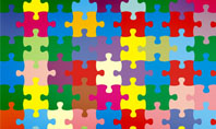 Colorful Puzzle Canvas Presentation Template