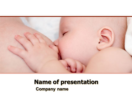 Breast Feeding Presentation Template, Master Slide