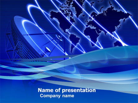 Broadcasting Network Presentation Template, Master Slide