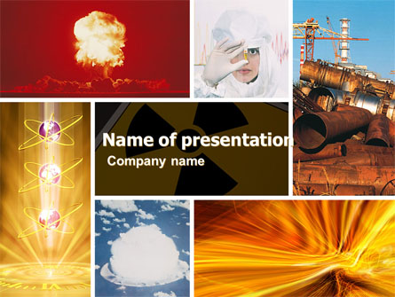 Radiation Presentation Template, Master Slide