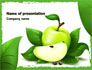 Cut Green Apple slide 1