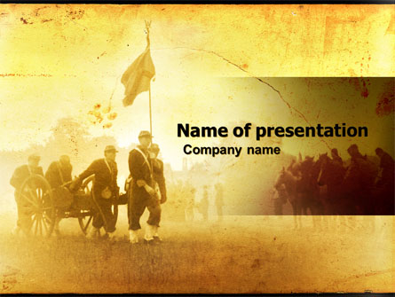 American Civil War Presentation Template, Master Slide