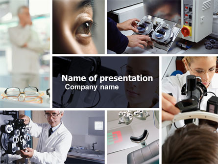 Optometry Presentation Template, Master Slide