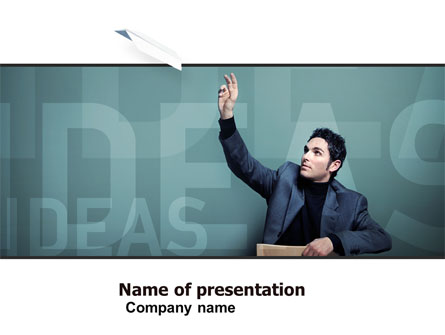 Ideas Presentation Template, Master Slide