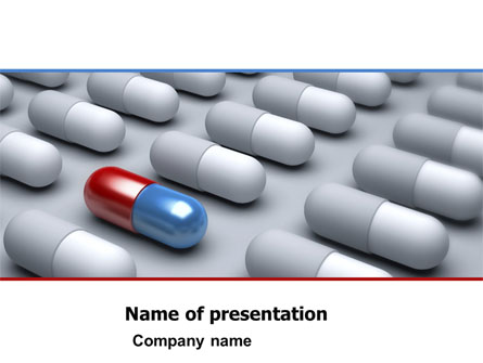 Pharmacological Solution Presentation Template, Master Slide