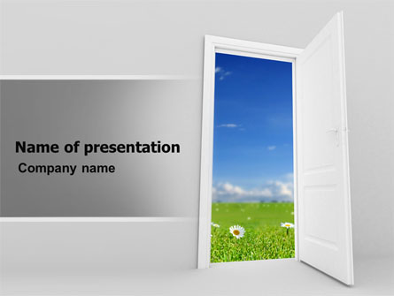 Exit Presentation Template, Master Slide