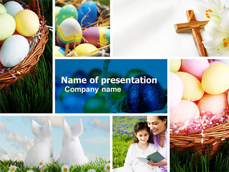 Easter Sunday Free Presentation Template, Master Slide