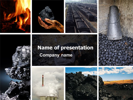 Coal Presentation Template, Master Slide