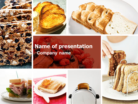 Toast Presentation Template, Master Slide