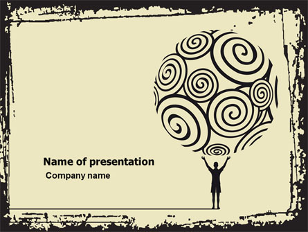 Ornamental Presentation Template, Master Slide