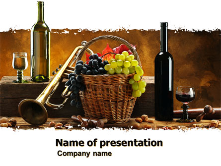Winemaking Presentation Template, Master Slide