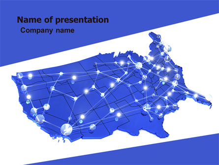 Telecommunication Network Presentation Template, Master Slide