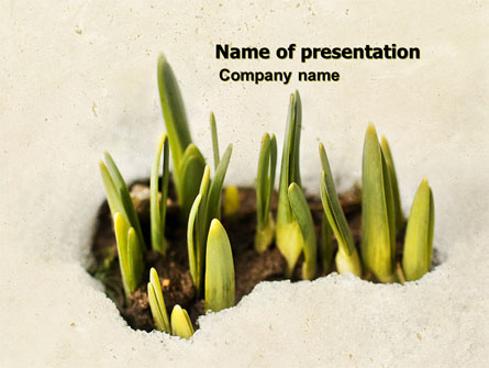 Snowdrop Presentation Template, Master Slide