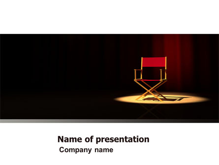 Film Director Presentation Template, Master Slide