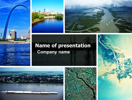 Mississippi River Presentation Template, Master Slide